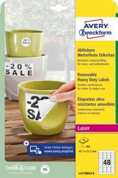 Avery zweckform etiketten laser 45,7x21,2mm l4778rev8 weiss,wetterfest,ablösbar 8 b. - Avery-zweckform-l4778rev8-4004182076040-05.jpg