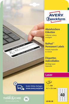 Avery zweckform etiketten 45,7×25,4mm l6145-20 non perm. 800 stück - Avery-zweckform-l6145-20-4004182059876-05.jpg