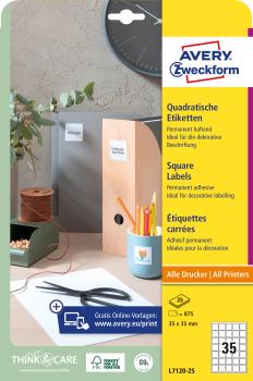 Avery zweckform etiketten qr code 35x35mm l7120-25 blickdicht 875 stück - Avery-zweckform-l7120-25-4004182052785-05.jpg