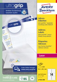 Avery zweckform adressetiketten 99,1x38,1mm l7163-250 weiss 3500 stk./250 blatt - Avery-zweckform-l7163-250-4004182251881-05.jpg