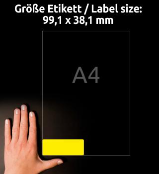 Avery zweckform etiketten 99,1x38,1mm l7263y-25 gelb 350 stück - Avery-zweckform-l7263y-25-4004182608432-04.jpg