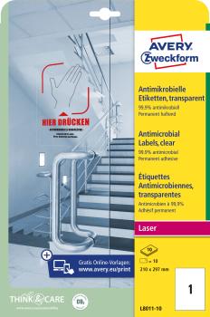 Avery zweckform etiketten l8011-10 antimic. 210x297mm transp. - Avery-zweckform-l8011-10-4004182380116-05.jpg