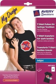 Avery zweckform textilfolie iron-on a4 md1003 inkjet farbige textil. 4 stk. - Avery-zweckform-md1003-4004182045435-03.jpg
