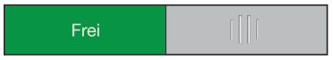 BEREC Türschild 37,4x152mm 314.087 Alu, Frei-Besetzt