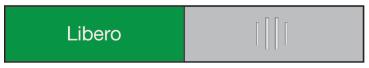 BEREC Türschild 37,4x152mm 314.089 Alu, Libero-Occupato