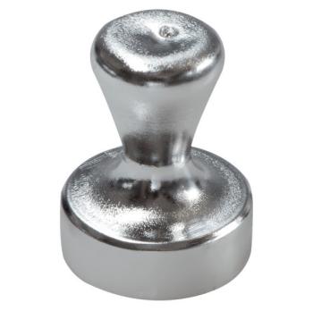 BEREC Griffmagnet Kunststoff 17mm GM15S.56 grau 2 Stück