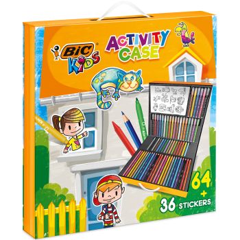 BIC Kids Activiy Case Farbstifte 961558 64 Stück ass.