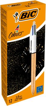 BIC Kugelschreiber 1mm 992701 4 Colours Frozen 12 Stück