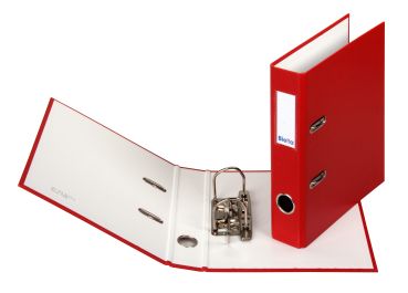 BIELLA Ordner Plasticolor 4cm 10750445U rot A5