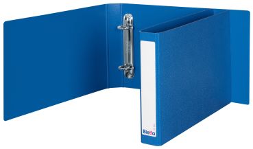 BIELLA Ringbuch Viria 3cm 15155305U blau 2-Ring A5 quer