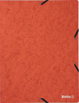 BIELLA Gummibandmappe A4 17840135U orange, 355gm2 200 Bl.