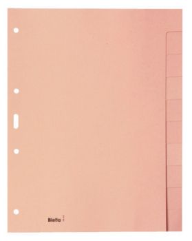 BIELLA Kartonregister A4 19641000U gelb blanko 10-teilig