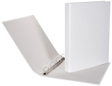 BIELLA Ringbuch Ringo-Plast 3cm 43444201U weiss 4-Ring A4+