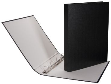 BIELLA Ringbuch Ringo-Plast 3cm 43444202U schwarz 4-Ring A4+