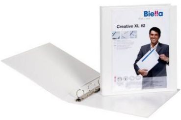 BIELLA Zeigebuch Creative XL#2 4cm 44342501U weiss, 4-Ring A4