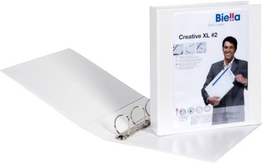BIELLA Zeigebuch Creative XL#2 7cm 44344501U weiss, 4-Ring A4