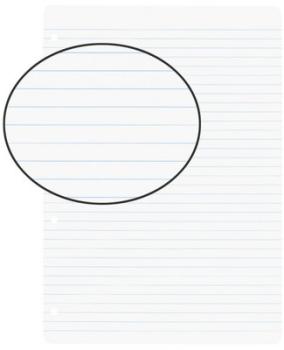BIELLA Einlageblatt 45044100U weiss,liniert, 4 Loch 100 Bl.