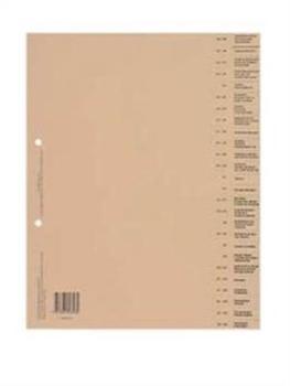BIELLA Bauabrechnungsregister A4 46442691U braun FR 26-teilig