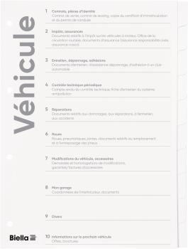 BIELLA Register Karton Expert A4 465011291U Fahrzeug FR 10-teilig