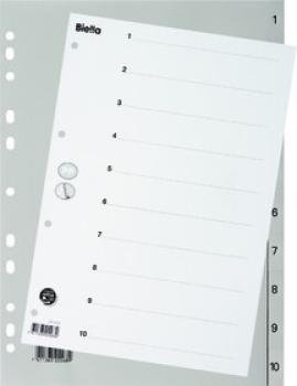 BIELLA Register PP A4 47141000U grau 1-10