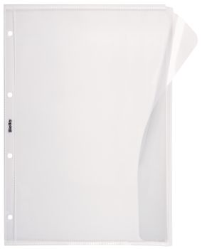 BIELLA Zeigetaschen PP 150my A4 47241503U mit Lasche glatt 10 Stück
