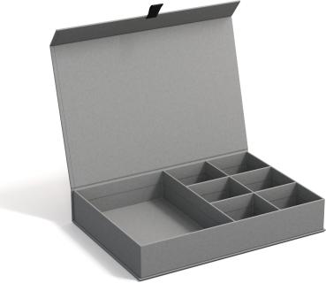 BIGSO BOX OF SWEDEN Schmuckbox Jolie 706154101TAB grau 26.5x19x7cm