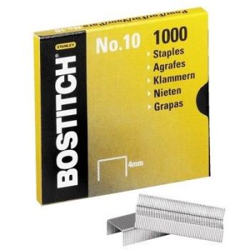 BOSTITCH Heftklammern 4mm NO-10-1M 1000 Stück