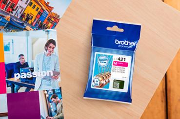 Brother tintenpatrone magenta lc-421m dcp-j1050 200 seiten - Brother-lc-421m-4977766810388-04.jpg