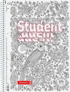 BRUNNEN Collegeblock Student A4 1067427 liniert mit Rand 80 Blatt