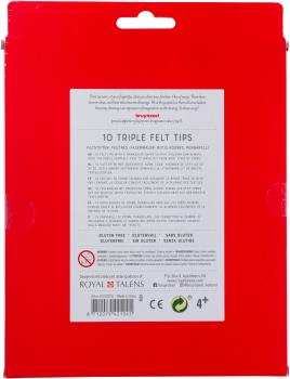Bruynzeel fasermalerset kids triple 60123010 dreieckig, 10 farben - Bruynzeel-60123010-8712079421045-03.jpg