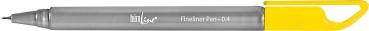 BÜroline fineliner clip 0,4mm 223082 gelb - Bueroline-223082-7612532038753