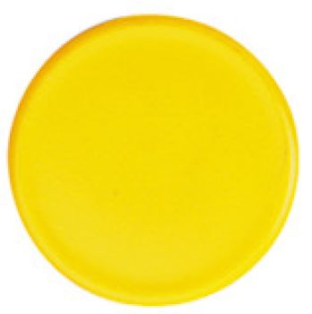 BÜROLINE Magnet 24 mm 392625 gelb 6 Stück