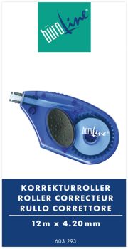 BÜroline korrekturroller 4.2mmx12m 603293 mono, transparent - Bueroline-603293-7612532016676