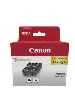 CANON Twin Pack Tinte color CLI-36 TWIN PIXMA iP100 2x12ml