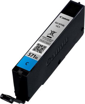 Canon tintenpatrone xl cyan cli-571xlc pixma mg5750 11ml - Canon-cli-571xlc-4549292032857-02.jpg