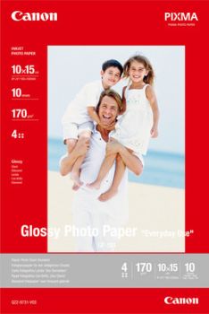 CANON Glossy Photo Paper 10x15cm GP5014x6 InkJet, Everyday 200g 10 Bl.