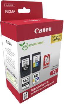 Canon photo value pack xl cmybk pgcl560/1 pixma ts5350 gp-501 50bl. - Canon-pgcl560-1-8714574679402-02.jpg