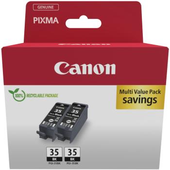 CANON Twin Pack Tinte schwarz PGI-35 TWIN PIXMA iP 100 2 Stück