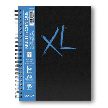 CANSON XL Mixed Media Book A5 31200L021 120 Blatt, weiss, 160g