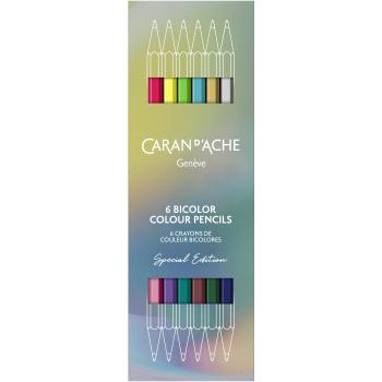 CARAN D'ACHE Farbstifte Bicolor 1284.506 Claim your Style 6 Stück