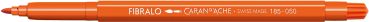 CARAN D'ACHE Fasermalstift Fibralo 185.050 rot/orange