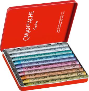 Caran d'ache wachsmalkreide neocolor 1 7004.310 10 farben metallbox - Caran-dache-7004.310-7610186239120-03.jpg
