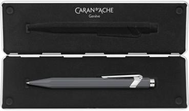 Caran d'ache roller 849 0.7mm 846.595 grau, mit metalletui - Caran-dache-846.595-7630002346313-02.jpg