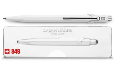 Caran d'ache kugelschreiber 849 pop line 849.502 weiss matt, mit metalletui - Caran-dache-849.502-7630002316767-02.jpg