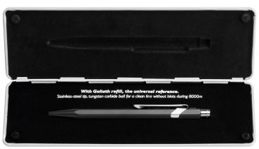 Caran d'ache kugelschreiber 849 pop line 849.509 schwarz matt, mit metalletui - Caran-dache-849.509-7630002316774-02.jpg