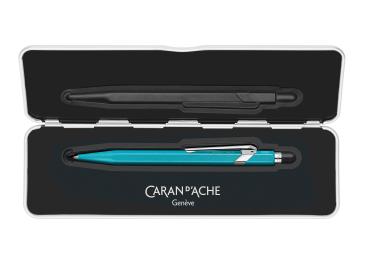 Caran d'ache kugelschreiber 849 colormat-x 849.681 türkisblau, slimpack - Caran-dache-849.681-7630002351881-03.jpg
