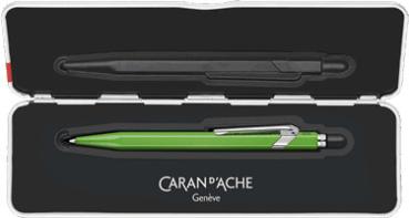 Caran d'ache kugelschreiber 849 pop line 849.730 grün, mit metalletui - Caran-dache-849.730-7630002316804-04.jpg