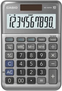 Casio tischrechner ms-100fm grau - Casio-ms-100fm-4549526615429