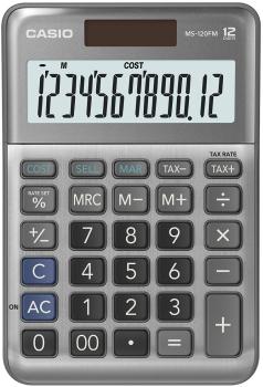 Casio tischrechner ms-120fm grau - Casio-ms-120fm-4549526615436