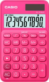 Casio taschenrechner sl-310uc-rd 10-stellig rot - Casio-sl-310uc-rd-4549526612824